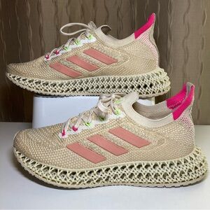 adidas Women's Sneakers in Beige and Pink